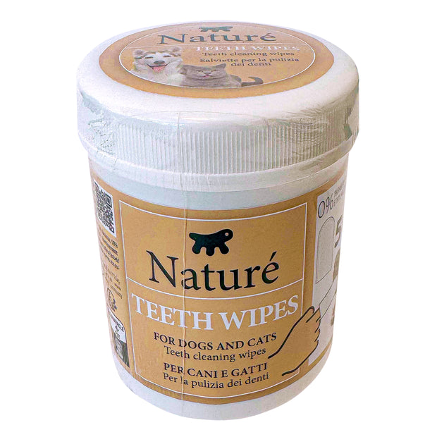 DISPOSABLE DENTAL  FINGER PADS FOR DOGS AND CATS NATURÉ (x50)