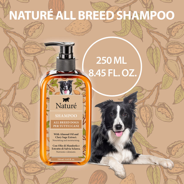 NATURÉ DOG SHAMPOO WITH ALMOND OIL