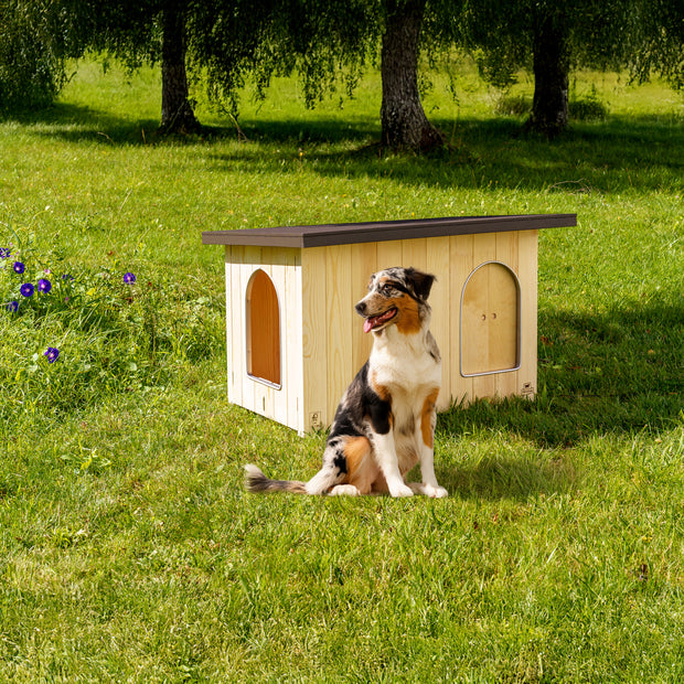 CLICKO wooden dog kennel