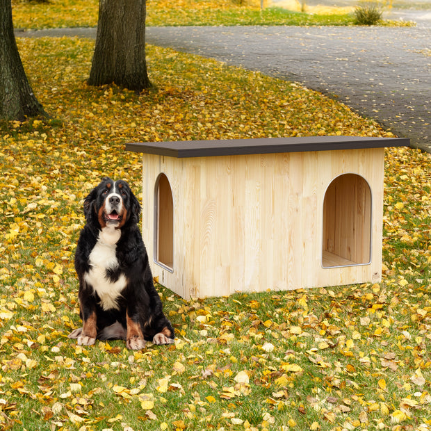 CLICKO wooden dog kennel