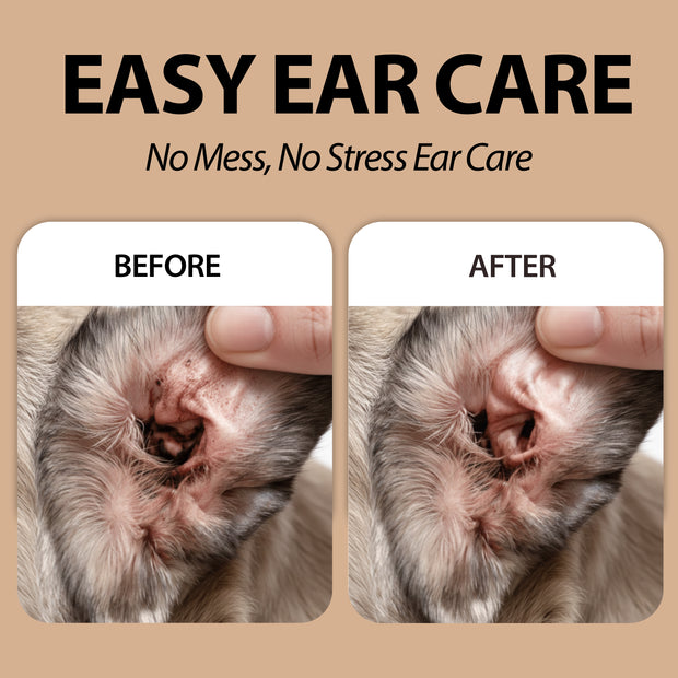 DISPOSABLE EAR FINGER PADS  FOR DOGS AND CATS  NATURÉ(x50)