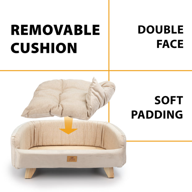 YUKI Wooden Dog and Cat Bed