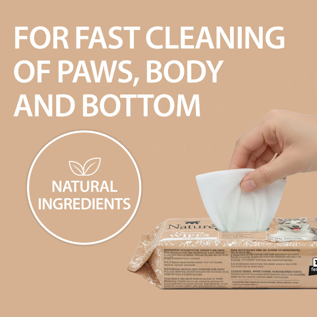 TALC DOG AND CAT WIPES NATURÉ (X40)
