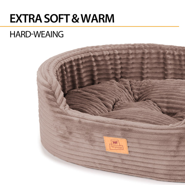 DANDY CORDUROY Sofa-style bed with removable cushion for dogs and cats