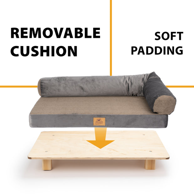 HARU Wooden Dog and Cat Bed