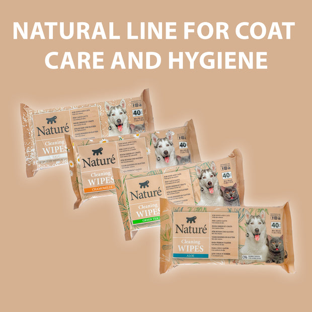 TALC DOG AND CAT WIPES NATURÉ (X40)