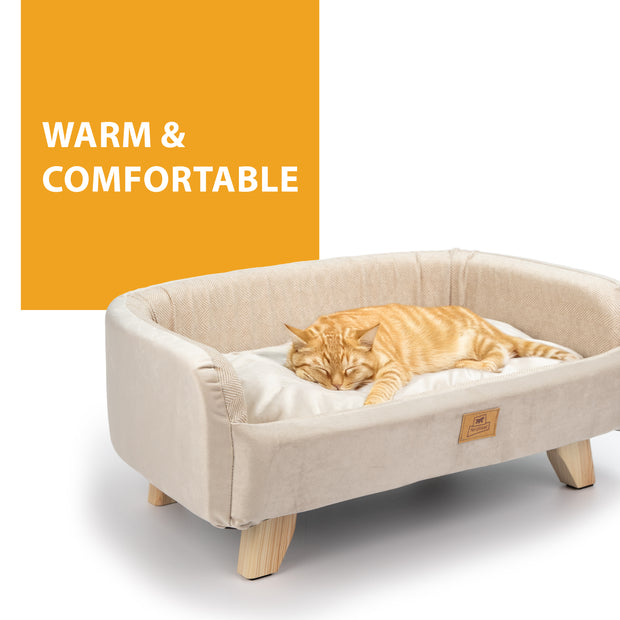 YUKI Wooden Dog and Cat Bed